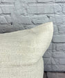 20 x 20 Hemp Pillow Turkish Cushion Natural Grayish White Pillow Cushion Cover #6509