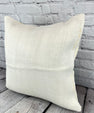 20 x 20 Hemp Pillow Turkish Cushion Natural Grayish White Pillow Cushion Cover #6512