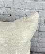 20 x 20 Hemp Pillow Turkish Cushion Natural Grayish White Pillow Cushion Cover #6513
