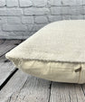 20 x 20 Hemp Pillow Turkish Cushion Natural Grayish White Pillow Cushion Cover #6513