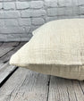 20 x 20 Hemp Pillow Turkish Cushion Natural Grayish White Pillow Cushion Cover #6523
