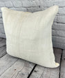 20 x 20 Hemp Pillow Turkish Cushion Natural Grayish White Pillow Cushion Cover #6527