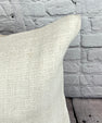 20 x 20 Hemp Pillow Turkish Cushion Natural Grayish White Pillow Cushion Cover #6527