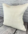 20 x 20 Hemp Pillow Turkish Cushion Natural Grayish White Pillow Cushion Cover #6529