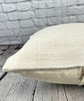 20 x 20 Hemp Pillow Turkish Cushion Natural Grayish White Pillow Cushion Cover #6530
