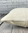 20 x 20 Hemp Pillow Turkish Cushion Natural Grayish White Pillow Cushion Cover #6531