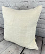 20 x 20 Hemp Pillow Turkish Cushion Natural Grayish White Pillow Cushion Cover #6114