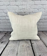 20 x 20 Hemp Pillow Turkish Cushion Natural Grayish White Pillow Cushion Cover #6611