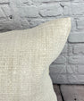 20 x 20 Hemp Pillow Turkish Cushion Natural Grayish White Pillow Cushion Cover #6611