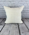 20 x 20 Hemp Pillow Turkish Cushion Natural Grayish White Pillow Cushion Cover #6594