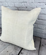 20 x 20 Hemp Pillow Turkish Cushion Natural Grayish White Pillow Cushion Cover #6594
