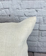 20 x 20 Hemp Pillow Turkish Cushion Natural Grayish White Pillow Cushion Cover #6594