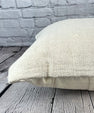 20 x 20 Hemp Pillow Turkish Cushion Natural Grayish White Pillow Cushion Cover #6594