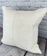 20 x 20 Hemp Pillow Turkish Cushion Natural Grayish White Pillow Cushion Cover #6596