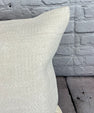 20 x 20 Hemp Pillow Turkish Cushion Natural Grayish White Pillow Cushion Cover #6596