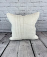 20 x 20 Hemp Pillow Turkish Cushion Natural Grayish White Pillow Cushion Cover #6597