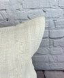 20 x 20 Hemp Pillow Turkish Cushion Natural Grayish White Pillow Cushion Cover #6597