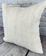 20 x 20 Hemp Pillow Turkish Cushion Natural Grayish White Pillow Cushion Cover #6602