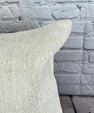 20 x 20 Hemp Pillow Turkish Cushion Natural Grayish White Pillow Cushion Cover #6583