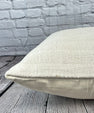 20 x 20 Hemp Pillow Turkish Cushion Natural Grayish White Pillow Cushion Cover #6585