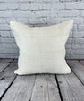20 x 20 Hemp Pillow Turkish Cushion Natural Grayish White Pillow Cushion Cover #6593
