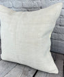 20 x 20 Hemp Pillow Turkish Cushion Natural Grayish White Pillow Cushion Cover #6593