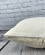 20 x 20 Hemp Pillow Turkish Cushion Natural Grayish White Pillow Cushion Cover #6593