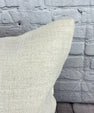 20 x 20 Hemp Pillow Turkish Cushion Natural Grayish White Pillow Cushion Cover #6533