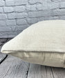 20 x 20 Hemp Pillow Turkish Cushion Natural Grayish White Pillow Cushion Cover #6533