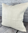 20 x 20 Hemp Pillow Turkish Cushion Natural Grayish White Pillow Cushion Cover #6532