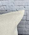 20 x 20 Hemp Pillow Turkish Cushion Natural Grayish White Pillow Cushion Cover #6532