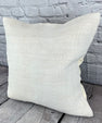 20 x 20 Hemp Pillow Turkish Cushion Natural Grayish White Pillow Cushion Cover #6534