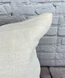 20 x 20 Hemp Pillow Turkish Cushion Natural Grayish White Pillow Cushion Cover #6537