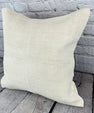 20 x 20 Hemp Pillow Turkish Cushion Natural Grayish White Pillow Cushion Cover #6538
