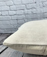 20 x 20 Hemp Pillow Turkish Cushion Natural Grayish White Pillow Cushion Cover #6538