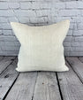 20 x 20 Hemp Pillow Turkish Cushion Natural Grayish White Pillow Cushion Cover #6540