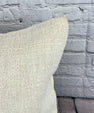20 x 20 Hemp Pillow Turkish Cushion Natural Grayish White Pillow Cushion Cover #6540