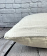 20 x 20 Hemp Pillow Turkish Cushion Natural Grayish White Pillow Cushion Cover #6541
