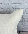 20 x 20 Hemp Pillow Turkish Cushion Natural Grayish White Pillow Cushion Cover #6542