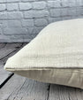 20 x 20 Hemp Pillow Turkish Cushion Natural Grayish White Pillow Cushion Cover #6542