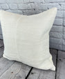 20 x 20 Hemp Pillow Turkish Cushion Natural Grayish White Pillow Cushion Cover #6544