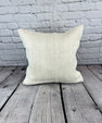 20 x 20 Hemp Pillow Turkish Cushion Natural Grayish White Pillow Cushion Cover #6545