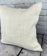 20 x 20 Hemp Pillow Turkish Cushion Natural Grayish White Pillow Cushion Cover #6545