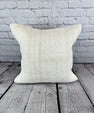 20 x 20 Hemp Pillow Turkish Cushion Natural Grayish White Pillow Cushion Cover #6546