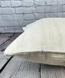 20 x 20 Hemp Pillow Turkish Cushion Natural Grayish White Pillow Cushion Cover #6546