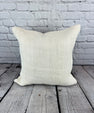 20 x 20 Hemp Pillow Turkish Cushion Natural Grayish White Pillow Cushion Cover #6547