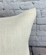 20 x 20 Hemp Pillow Turkish Cushion Natural Grayish White Pillow Cushion Cover #6547