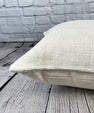 20 x 20 Hemp Pillow Turkish Cushion Natural Grayish White Pillow Cushion Cover #6547