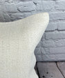 20 x 20 Hemp Pillow Turkish Cushion Natural Grayish White Pillow Cushion Cover #6548