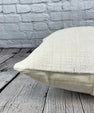 20 x 20 Hemp Pillow Turkish Cushion Natural Grayish White Pillow Cushion Cover #6548